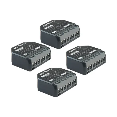 Set of 4 Shelly 2PM Gen4 Zigbee/Matter Controllers